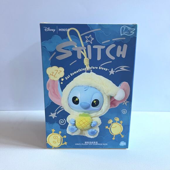 MINISO Stitch Eat Something Before Sleep Box + Keychain, bracelets & stickers - Picture 2 of 14
